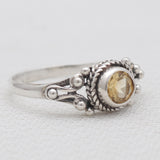 925 Sterling Silver Smoky Quartz Rings