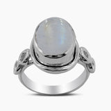 Natural Black Onyx Silver Rings