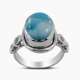 Natural Black Onyx Silver Rings