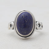 Natural Black Onyx Silver Rings