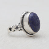 Natural Black Onyx Silver Rings