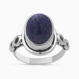 Natural Black Onyx Silver Rings