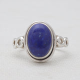 Natural Black Onyx Silver Rings