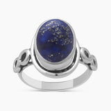 Natural Black Onyx Silver Rings