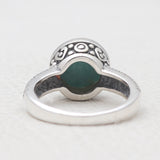 Pink Opal Silver Rings