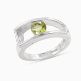 Peridot  925 Sterling Silver Ring