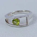 Peridot  925 Sterling Silver Ring