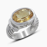 925 Sterling Silver Blue Topaz Rings