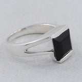 Garnet Gemstone Designer Sterling Silver Ring