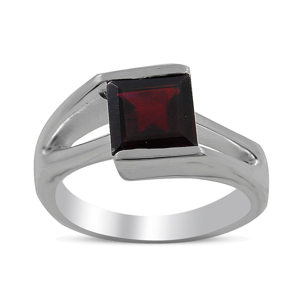 925 Sterling Silver Garnet Rings