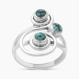 925 Sterling Silver Aquamarine Rings