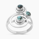 925 Sterling Silver Aquamarine Rings