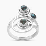 925 Sterling Silver Aquamarine Rings