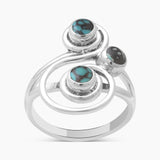 925 Sterling Silver Aquamarine Rings