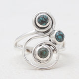 925 Sterling Silver Aquamarine Rings