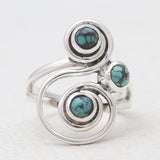 925 Sterling Silver Aquamarine Rings