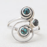 925 Sterling Silver Aquamarine Rings
