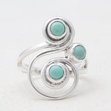 925 Sterling Silver Aquamarine Rings
