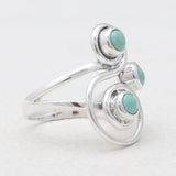 925 Sterling Silver Aquamarine Rings
