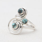 925 Sterling Silver Aquamarine Rings
