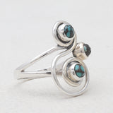 925 Sterling Silver Aquamarine Rings