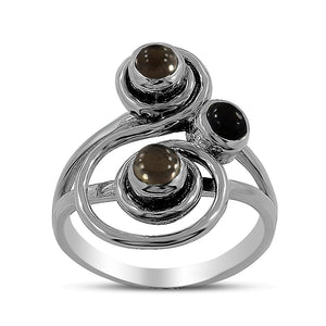 925 Sterling Silver Aquamarine Rings