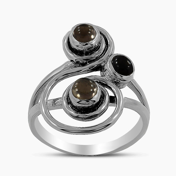 925 Sterling Silver Aquamarine Rings