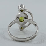 Peridot Gemstone Sterling Silver Ring