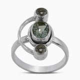 925 Sterling Silver Peridot Rings