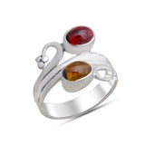 Tourmaline Silver Ring