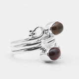 Tourmaline Silver Rings