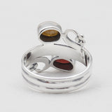 Tourmaline Silver Rings
