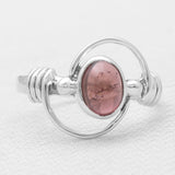 925 Sterling Silver Tourmaline Rings