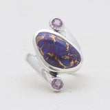Sponge Coral Sterling Silver Rings