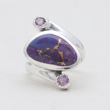 Sponge Coral Sterling Silver Rings