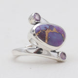 Sponge Coral Sterling Silver Rings