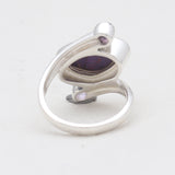 Sponge Coral Sterling Silver Rings