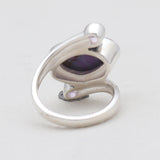 Sponge Coral Sterling Silver Rings