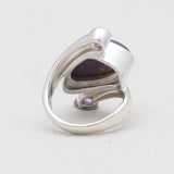 Sponge Coral Sterling Silver Rings