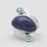 Sponge Coral Sterling Silver Rings