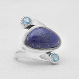 Sponge Coral Sterling Silver Rings