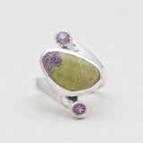 Sponge Coral Sterling Silver Rings