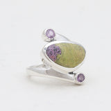 Sponge Coral Sterling Silver Rings