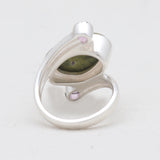 Sponge Coral Sterling Silver Rings