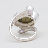 Sponge Coral Sterling Silver Rings