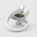 Sponge Coral Sterling Silver Rings