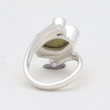Sponge Coral Sterling Silver Rings