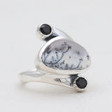 Sponge Coral Sterling Silver Rings