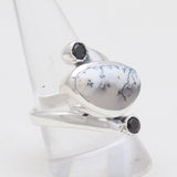 Sponge Coral Sterling Silver Rings