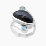 Sponge Coral Sterling Silver Rings